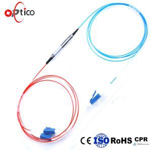 1*2 LC Connetor Steel Tube Type Fiber Optic FBT