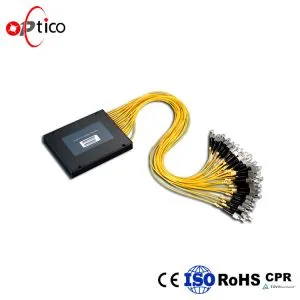 Fiber Optic PLC Splitter ABS Box med ST -kontakt