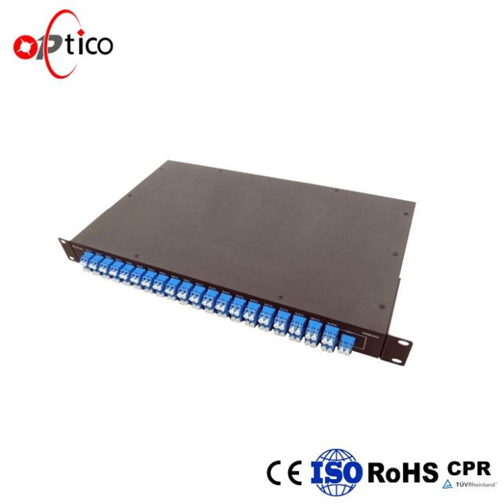 CWDM MUX 16 Channels Optical WDM Filters Mux Demux