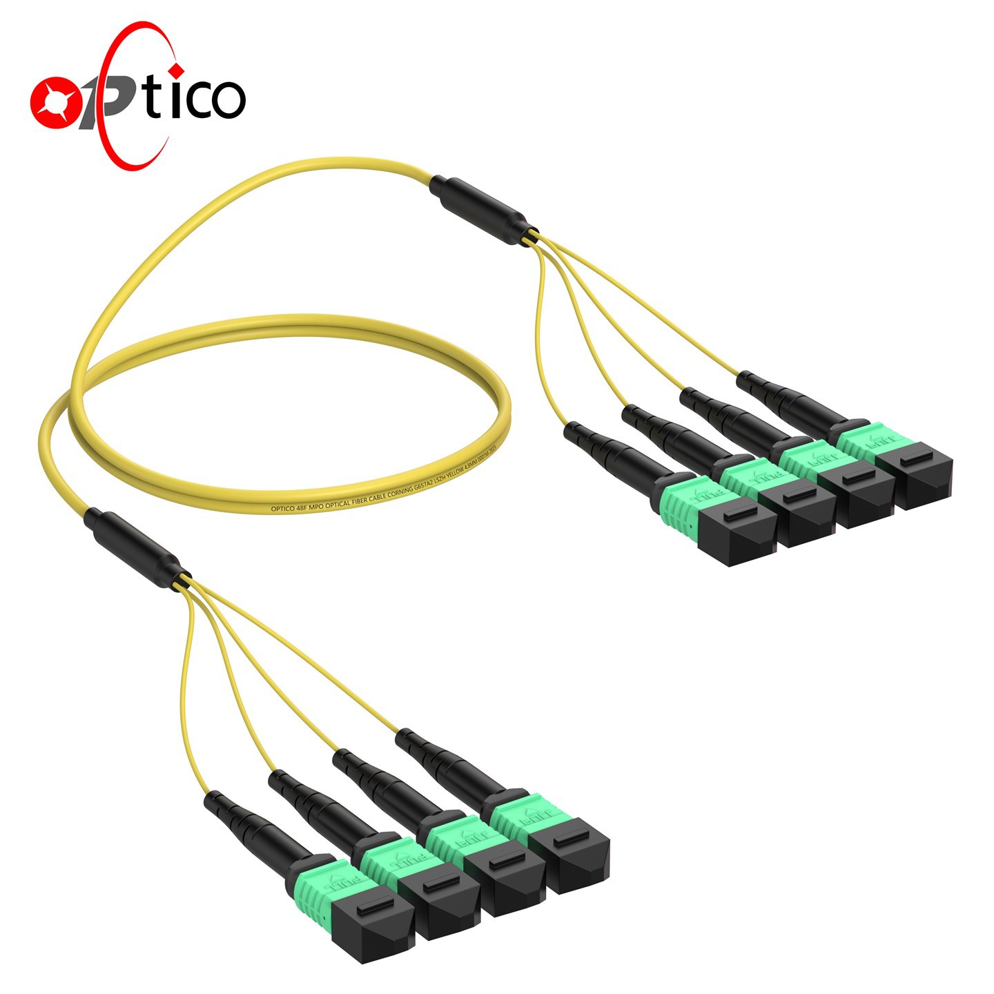 48f 4x12f MTP MPO till 4x12f MTP MPO Fiber Trunk Cable OS2 APC