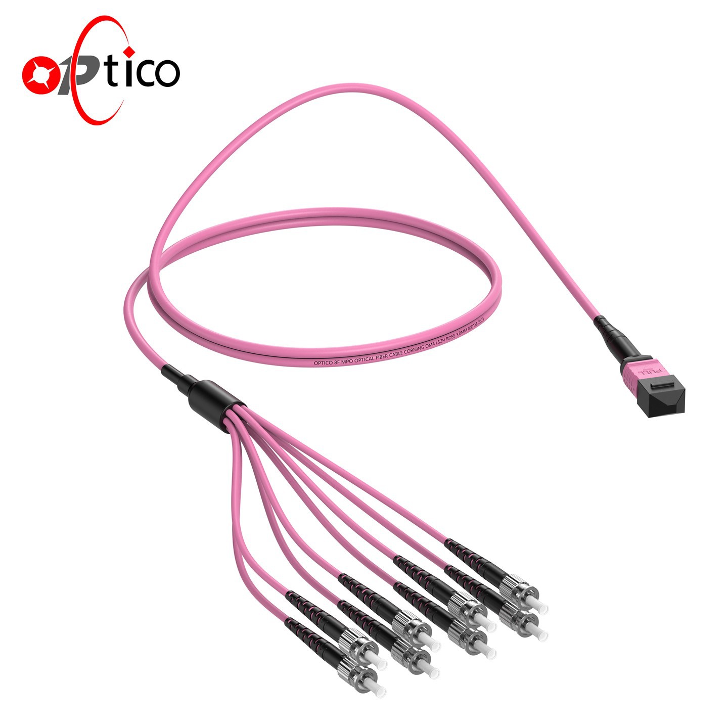 MTP MPO Fanout OM4 CABLE 8 CORE