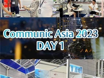En fullgörande dag 1 på Communic Asia 2023