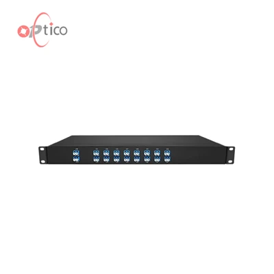 100G 16CH DWDM Mux Demux 1U Rack Mount